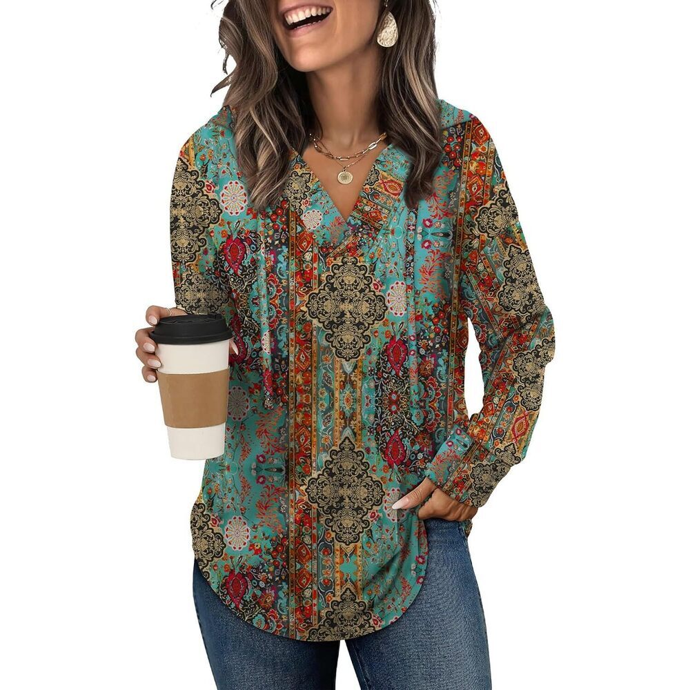BRAND NEW SAMPEEL Oversized V Neck Hoodie - Trendy Fall Fashion